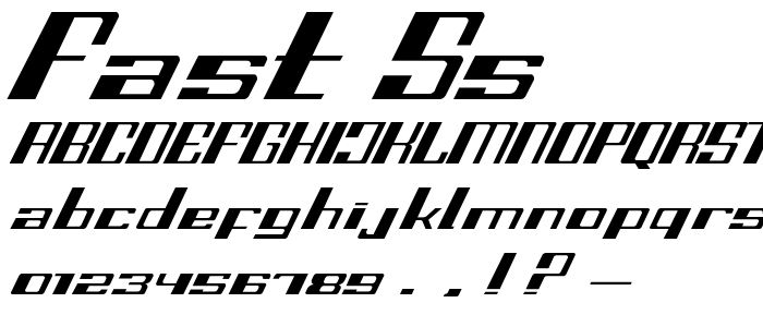 Fast SS font